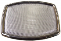 citroen 2cv radio luidsprekerafdekking chroom vierkant 120x160mm universele pasvorm stuk P18510 - Bild 1