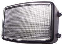 Alle - Vierkante opbouwluidspreker met verchroomde afdekking. Universele pasvorm. Per stuk. Uitwe