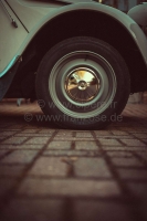 Citroen-2CV - Gepolijste wieldop. Origineel Citroën! Geschikt voor Citroen 2CV. Alleen geschikt bij geb