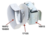 Citroen-2CV - Kunststof naafdopboutring, M10, voor Citroen 2CV. Deze ringen zaten vroeger origineel onde