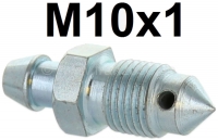 Ontluchtingsschroef M10x1. Geschikt voor Citroen 2CV tot ca. bouwjaar 1975
