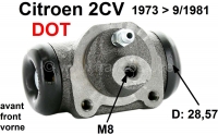 citroen 2cv remcilinder voorwiel voorwielremcilinder dot remsysteem geschikt voor van P13030 - Bild 1