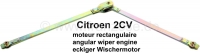 citroen 2cv ruitensproeiers ruitenwissermotorstang voor wisserassen geschikt P14619 - Bild 1