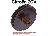 citroen 2cv ruitensproeiers tandwiel klein voor vierkante 12 volt ruitenwissermotor P14373 - Bild 1