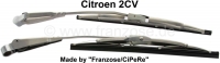 citroen 2cv ruitensproeiers verchroomde wisserbladen ruitenwissers en wisserarmen 2 stuks geschikt P16397 - Bild 1