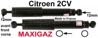 citroen 2cv schokdemper veerkogels gasdruk 2 stuks voor 12mm P12407 - Bild 1