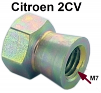 Contactslotbeugel losbreekmoer (M7). Geschikt voor Citroen 2CV. Per stuk.