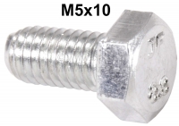 Renault - M5x10, gegalvaniseerde schroef.