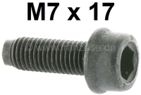 citroen 2cv schroeven moeren m7x17 imbu schroef m7x17mm P21023 - Bild 1