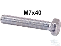citroen 2cv schroeven moeren m7x40 gegalvaniseerde schroef bijv om transmissiebevestiging aan P20104 - Bild 1