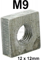 citroen 2cv schroeven moeren m9 kooimoer doosmoer 17 x 17mm P21066 - Bild 1