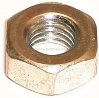 Citroen-DS-11CV-HY - M9, moer M9x1,25. Bijv. voor bevestiging van aandrijfas aan versnellingsbak voor 2CV. Hoog
