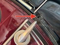 Citroen-2CV - 2CV, spatbordschroef buiten, achter op C-stijl. Geschikt voor Citroen 2CV. Lijkt 100% op d