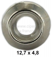 citroen 2cv schroeven moeren vernikkeld rozet voor 4mm schroef buitendiameter 12 7mm hoogte 2 5mm P21145 - Bild 1