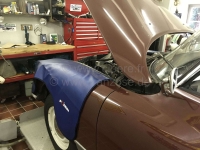 Citroen-2CV - Spatbordbeschermers (1 paar) met magneet! Onmisbaar voor werkplaatswerk!