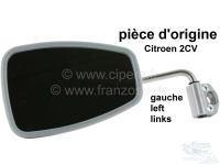 citroen 2cv spiegel links origineel citro n het spiegelglas is grijs omlijst P16030 - Bild 1