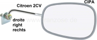 citroen 2cv spiegel rechts origineel cipa originele franse leverancier spiegels van P16412 - Bild 1