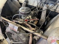 Citroen-2CV - Startmotor 2CV oud, 12 volt. Oude versie met startkabel (kabeltrek). In ruil! Oud onderdee