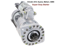 Citroen-2CV - Super Duty starter (2KW!). Geschikt voor Citroen 2CV6, AK, Dyane, Mehari, AMI8 Deze startm
