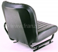 Sonstige-Citroen - Mehari, complete rechterstoel, zwart kunstleer (nieuw onderdeel). Geschikt voor Citroen Me