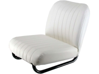 citroen 2cv stoelhoezen voor mehari zitting links compleet kunstleer wit nieuw onderdeel geschikt P18644 - Bild 1