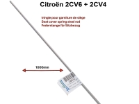 Stalen stang voor stoelbekleding. Geschikt voor Citroen 2CV en Dyane. Deze