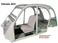 citroen 2cv stoelhoezen voor volledige linkerstoel ecossais geschikt P18468 - Bild 1