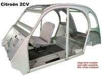 citroen 2cv stoelhoezen voor volledige stoel rechts ecossais geschikt P18469 - Bild 1