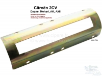 Afdekplaat vooras. (Afdekking op de stuurinrichting, onder de