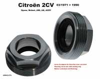 citroen 2cv stuurinrichting stuurpenmoer met afdichtring geschikt voor vanaf modeljaar P12122 - Bild 1