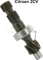 citroen 2cv stuurinrichting stuurrondsel 7 tanden lager voor eerste versie P12039 - Bild 1