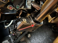 Citroen-2CV - Contactslot beugel (U-beugel 7mm), geschikt voor Citroen 2CV, vanaf bouwjaar 1974. Dit is 