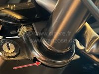 Citroen-2CV - Contactslot beugel (U-beugel 7mm), geschikt voor Citroen 2CV, vanaf bouwjaar 1974. Dit is 