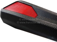 Citroen-2CV - Stuurnaafkap van kunststof (als origineel), voor 1-spaaks stuurwiel. Kleur: rood. Geschikt