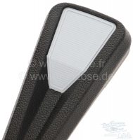 Citroen-2CV - Stuurnaafkap van kunststof (als origineel), voor 1-spaaks stuurwiel. Kleur: grijs. Geschik