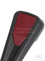 Citroen-2CV - Stuurnaafkap van kunststof (als origineel), voor 1-spaaks stuurwiel. Kleur: bordeaux. Gesc