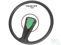 citroen 2cv stuurkolom stuurwiel stuurnaafkap van kunststof als origineel voor 1 spaaks P18862 - Bild 1