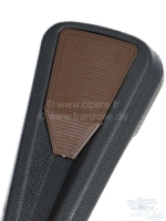 Citroen-2CV - Stuurnaafkap van kunststof (als origineel), voor 1-spaaks stuurwiel. Kleur: bruin. Geschik