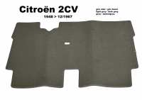citroen 2cv tapijtsets vloermatten oud tapijtmat vooraan velours kleur lichtgrijs gris clair donkergrijze P18919 - Bild 1