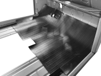 Citroen-2CV - Rubber mat vooraan. Geschikt voor Citroen 2CV met geveerde pedalen. Tot bouwjaar 1990 Citr