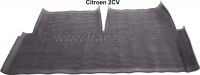 citroen 2cv tapijtsets vloermatten rubberen mat achteraan voor met voorbank verticale P18284 - Bild 1