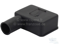 Beschermkap voor batterijaansluiting van rubber. Kleur: zwart. Lengte: 52mm