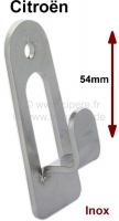 Citroen-2CV - Gordelophangbeugel (heupgordel achter) van roestvrij staal. Geschikt voor Citroen 2CV (nu 
