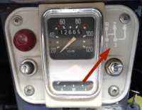 citroen 2cv versnellingspook hefinrichting schakelschema sticker kleur wit geschikt voor P16903 - Bild 1