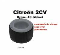 Citroen-2CV - Schakelstanggeleider van kunststof. De huls geleidt de schakelstang in de schakelstangbuis