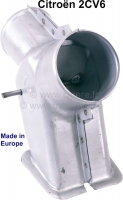 citroen 2cv verwarming ventilatie aansluitstuk kachelslang groot met klep midden vastgelast aan P15613 - Bild 1