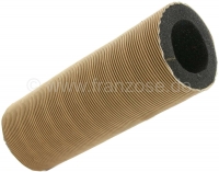 Bovenste kachelslang, voor Citroen 2CV6+4. Lengte ca. 225mm. Deze slang werd