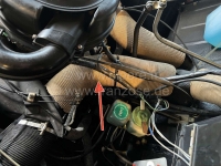 Citroen-2CV - Kachelslang Citroen 2CV6 + 4, gevoerd. Eigen reproductie. Met aluminium kern, dus veel duu