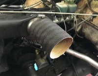 Citroen-2CV - Slangklem 70 - 90mm. Geschikt voor de uitlaatluchtslang, voor Citroen 2CV4 + 2CV6.