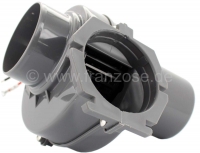 Verwarmingsluchtventilator in schroefvorm. Het ontwerp maakt een grotere